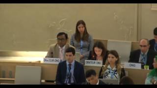 33rd session of the Human Rights Council - Item 4 - Ms Alessia Vedano