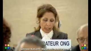 Entisar al-Obadi, General Segment, 25 Session of the Human Rights Council, 6 March 2014