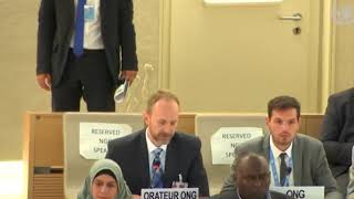 39th Session UN Human Rights Council - Item 7 COI on Occupied Palestinian Territory - Chris Gawronski