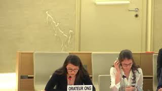 41st Session UN Human Rights Council - Gender-based Violence in New Zealand under Agenda Item 6 - Isabela Zaleski Mori