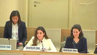 43rd Session UN Human Rights Council - Denouncing the critical humanitarian situation in Yemen, Iran and Syria under Item 3: General Debate - Ms. Sarah Tayara