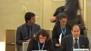 40th Session UN Human Rights Council - Xenophobia and Hate Speech under Item 9 - Ms. Giulia Marini
