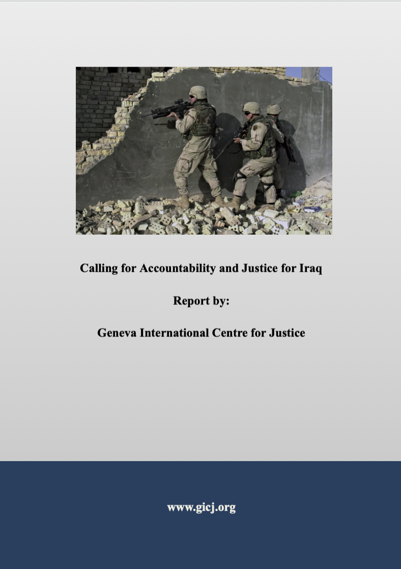 Calling for accountability and justice for Iraq